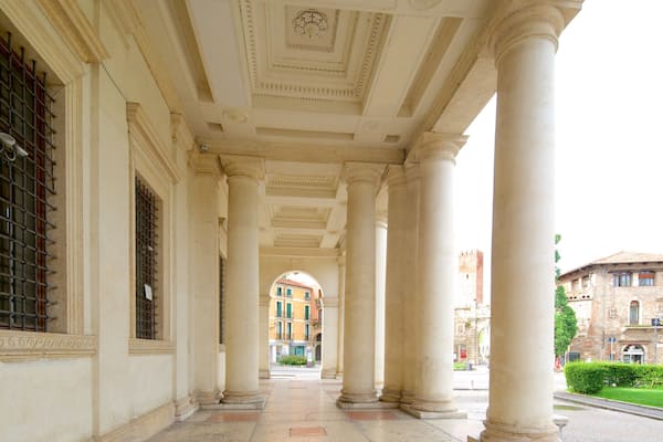 Palazzo Chiericati mostrando un castillo, elementos del patrimonio y patrimonio de arquitectura