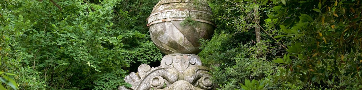 Parco dei Mostri das einen Statue oder Skulptur