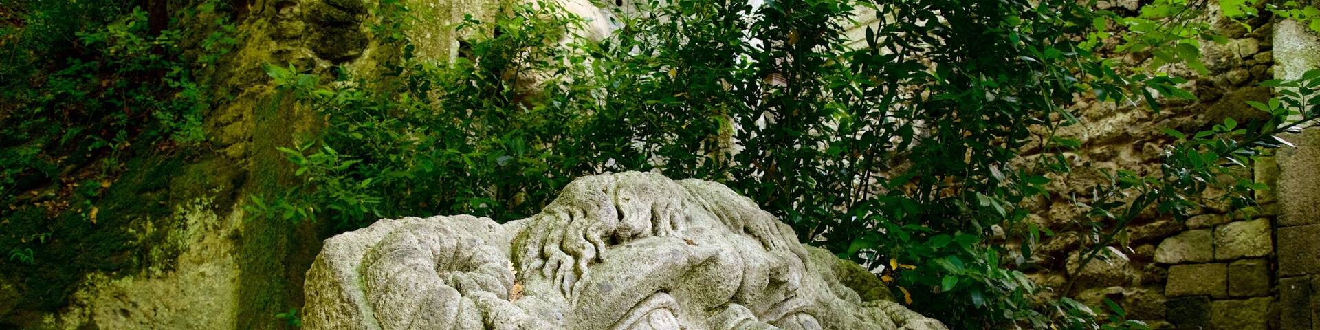 Parco dei Mostri featuring a park and a statue or sculpture