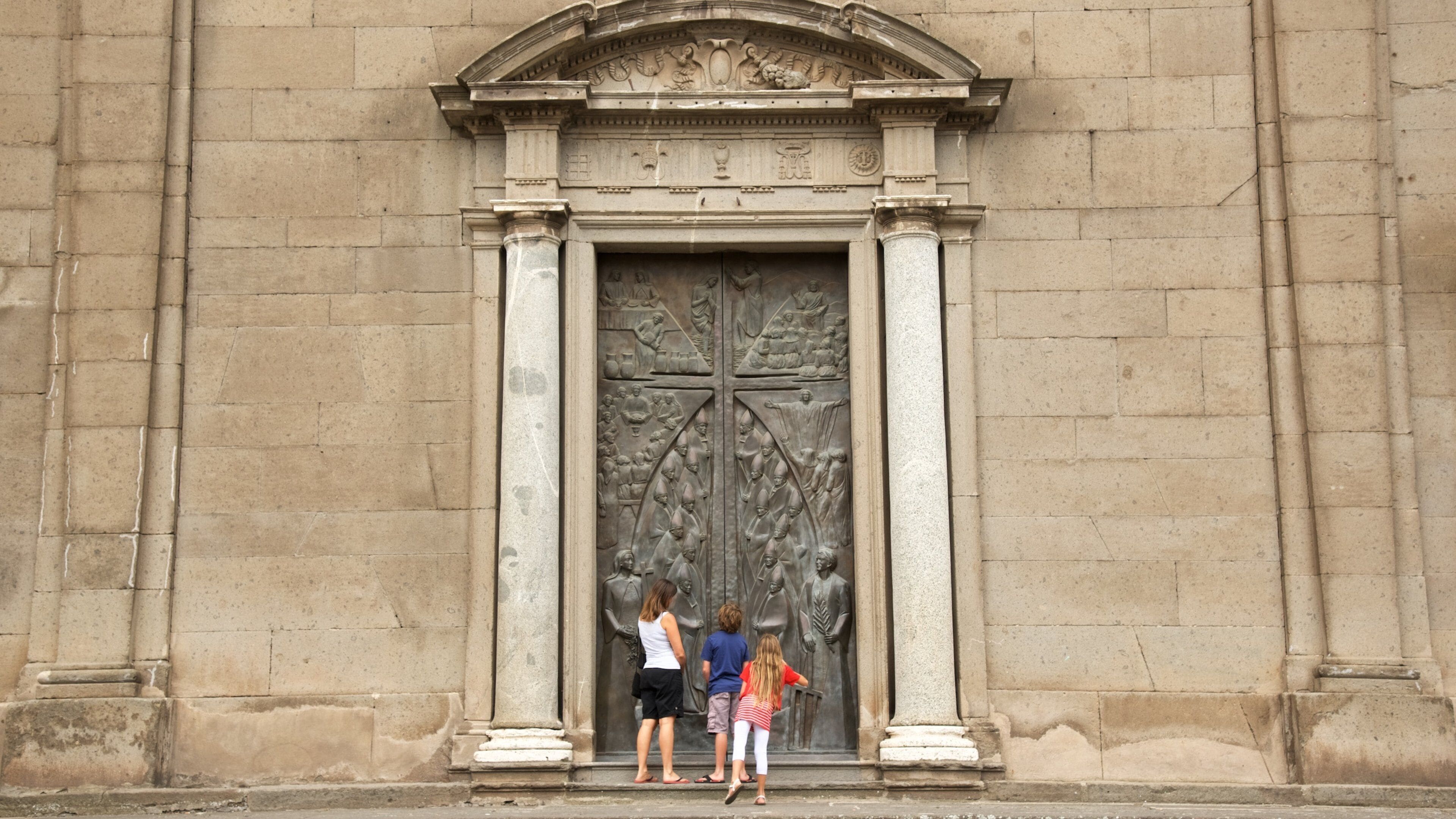 Viterbe montrant patrimoine architectural