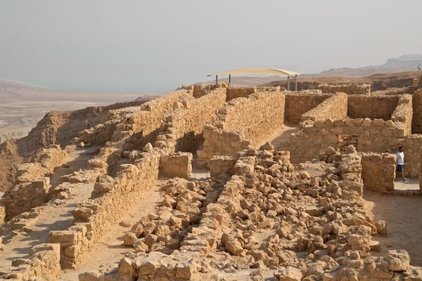 Masada National Park which includes building ruins
