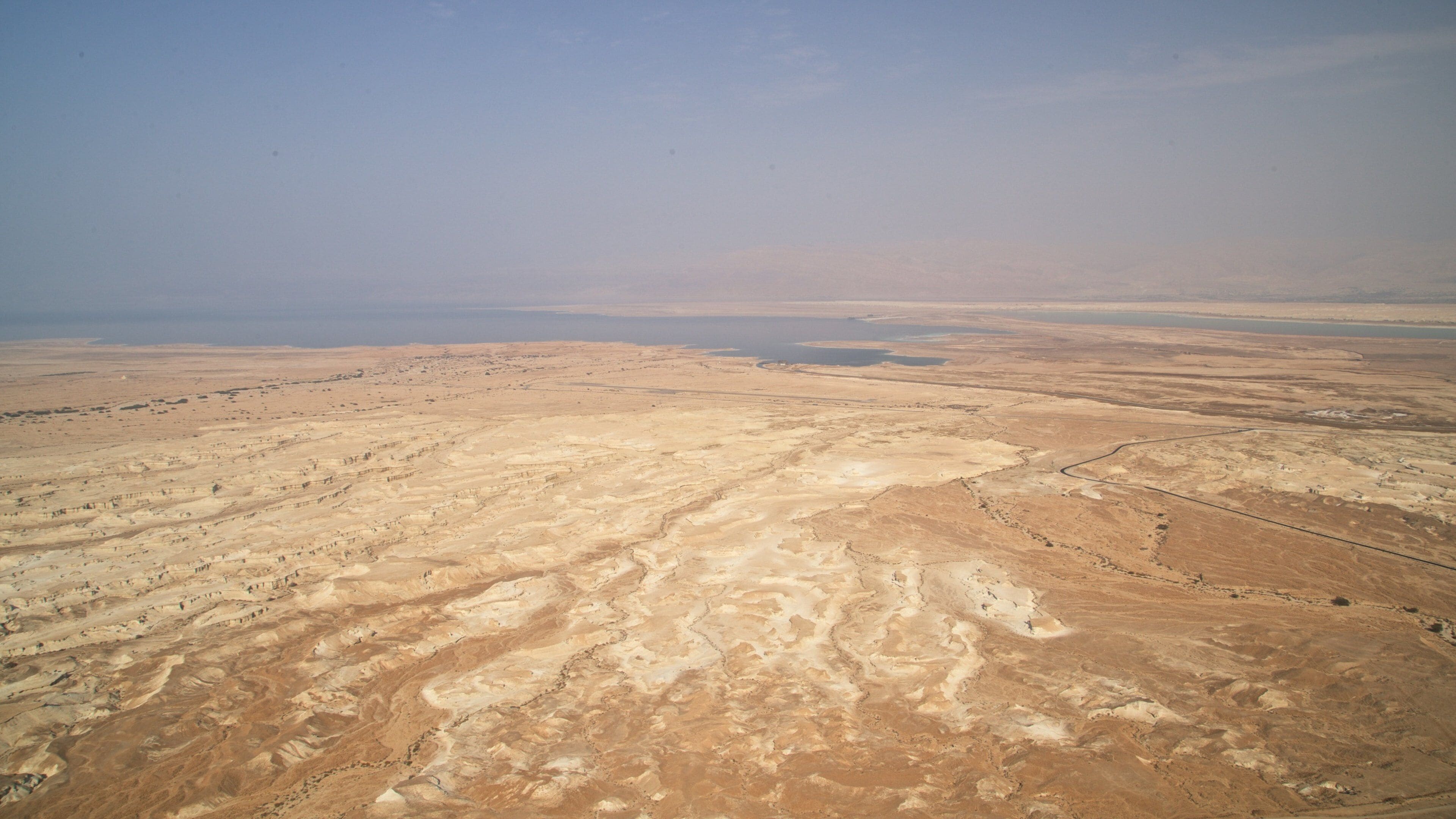 Masada National Park showing desert views and landscape views