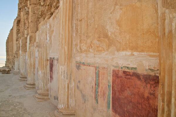 Nationalpark Masada welches beinhaltet Geschichtliches und Gebäuderuinen