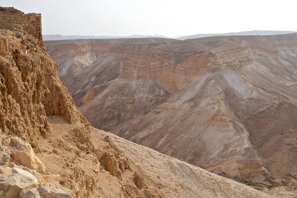 Parc national de Massada mettant en vedette panoramas et vues du désert