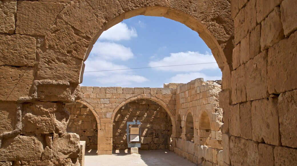 Mamshit nasjonalpark fasiliteter samt ruiner og kulturarv