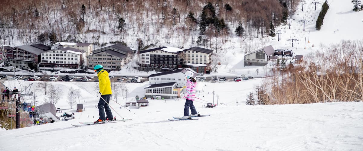 Shiga Kogen Ski Area featuring snow skiing, landscape views and snow