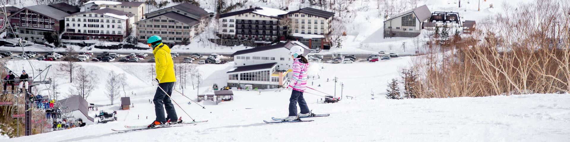 Shiga Kogen Ski Area featuring snow skiing, landscape views and snow