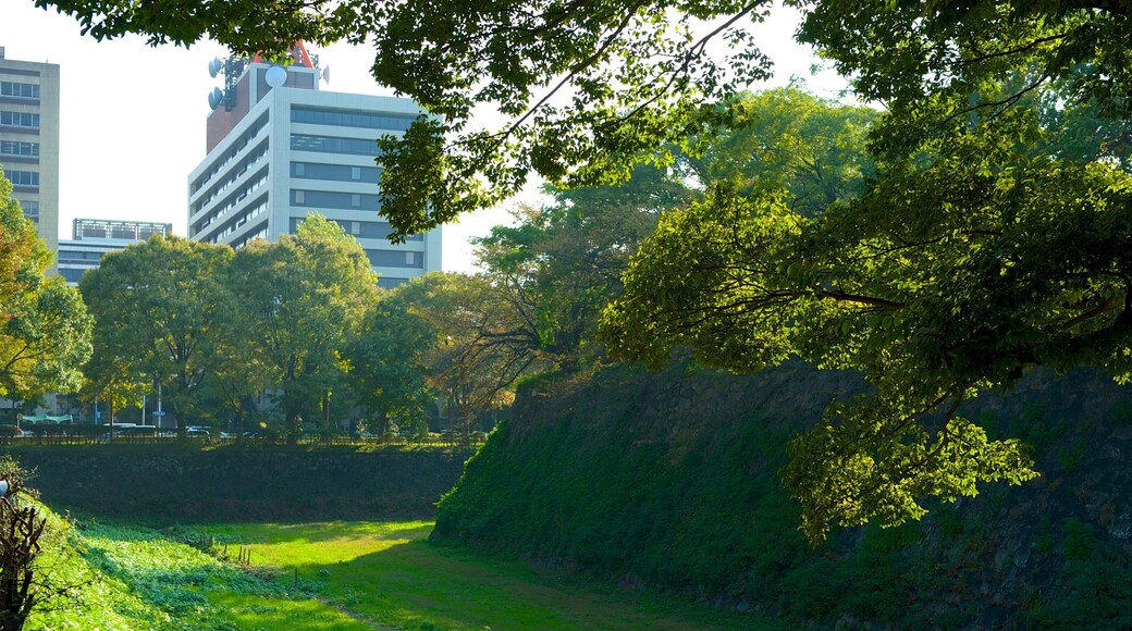 Nagoya slott fasiliteter samt park