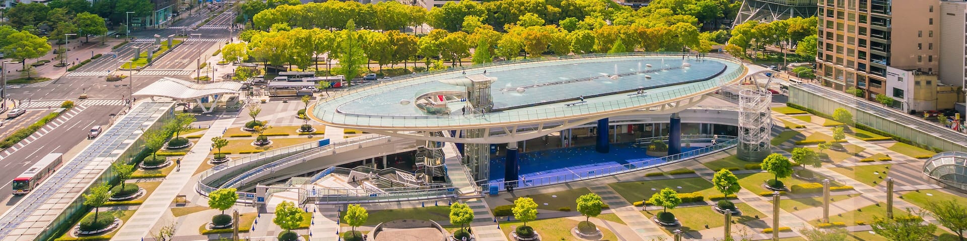 Nagoya downtown skyline in Japan
