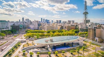 Nagoya downtown skyline in Japan