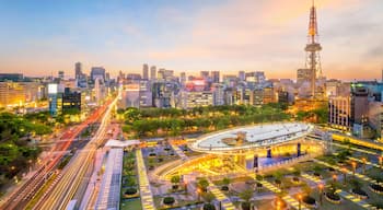 Nagoya downtown skyline in Japan