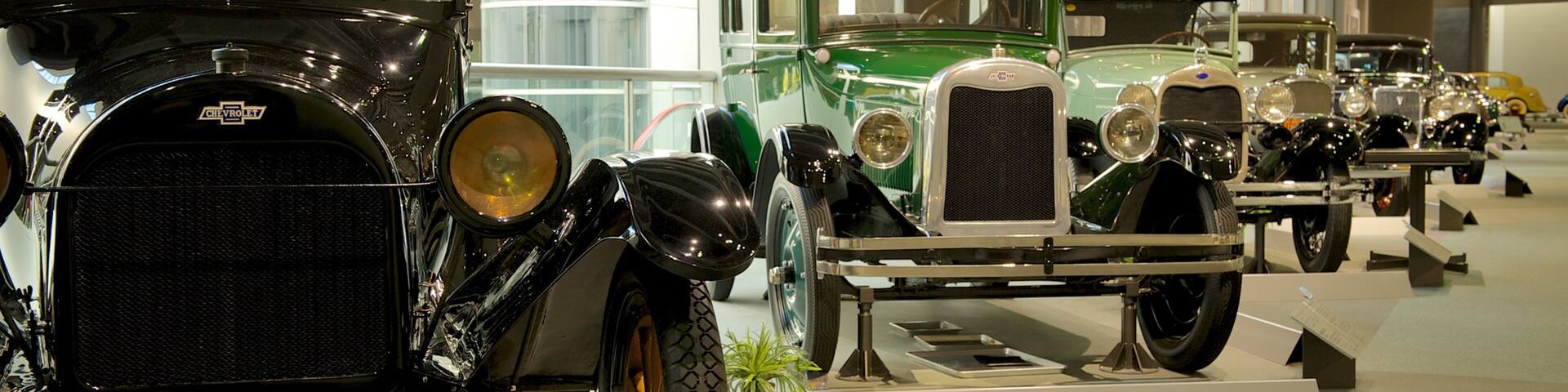 Toyota Commemorative Museum of Industry and Technology featuring interior views