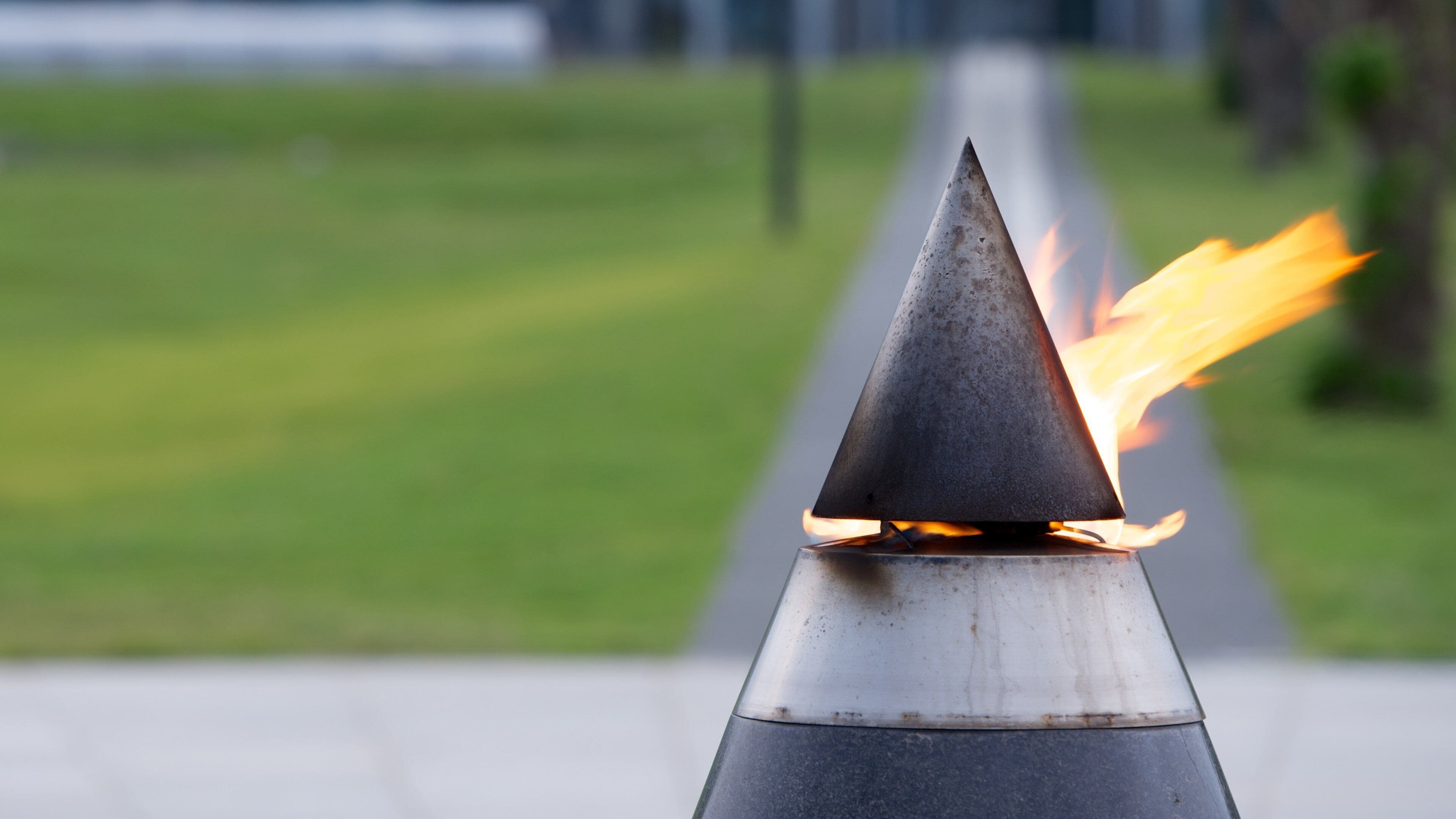 Okinawas fredspark som inkluderar ett minnesmonument