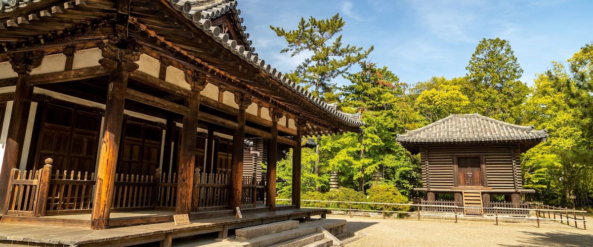 Toshodai-ji Temple featuring heritage elements and a temple or place of worship