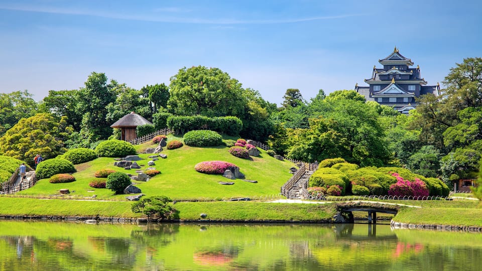 Korakuen Park, Okayama, Japan.
