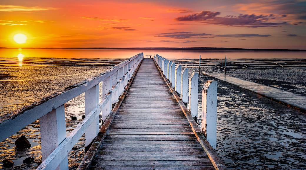Grantville Pier sunset. Victoria Australia