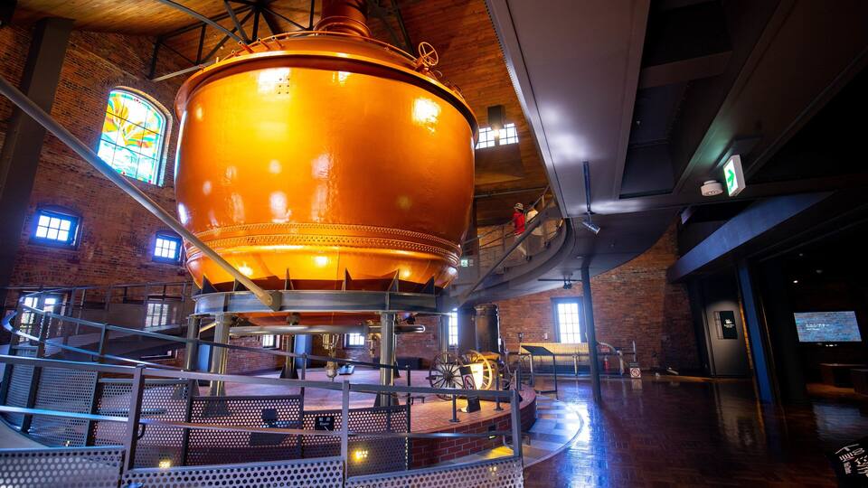 Sapporo Beer Museum featuring interior views