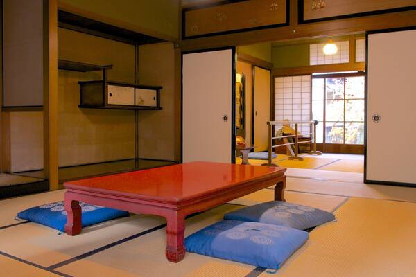 Kusakabe Mingei-kan das einen Innenansichten