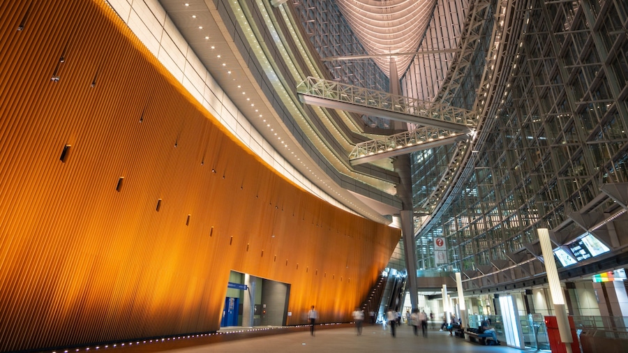 Tokyo International Forum which includes interior views