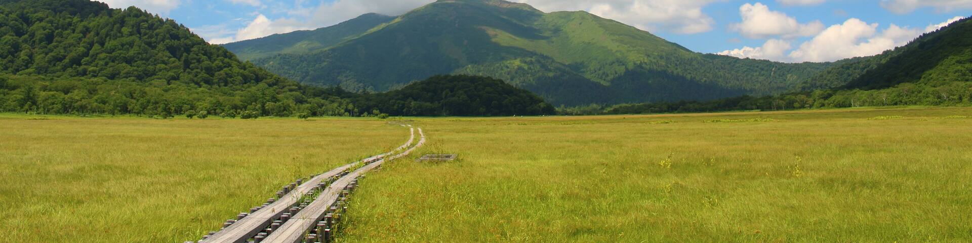 真夏の尾瀬ヶ原と燧ケ岳 Oze in summer