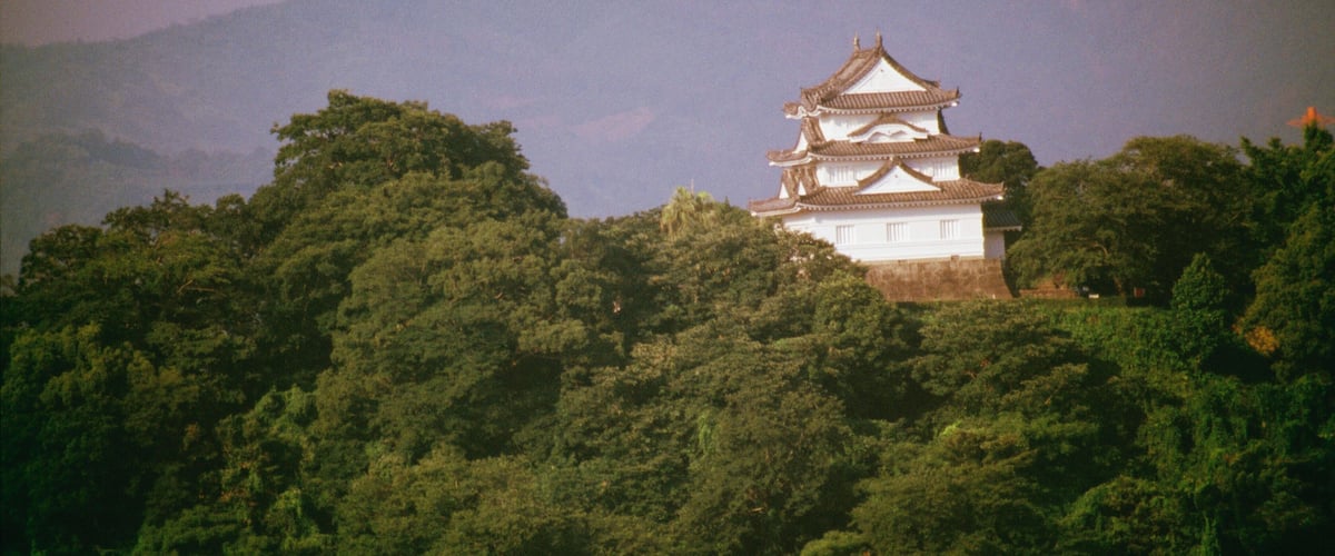 Low angle view of a castle, Uwajima Castle, Shikoku, Japan