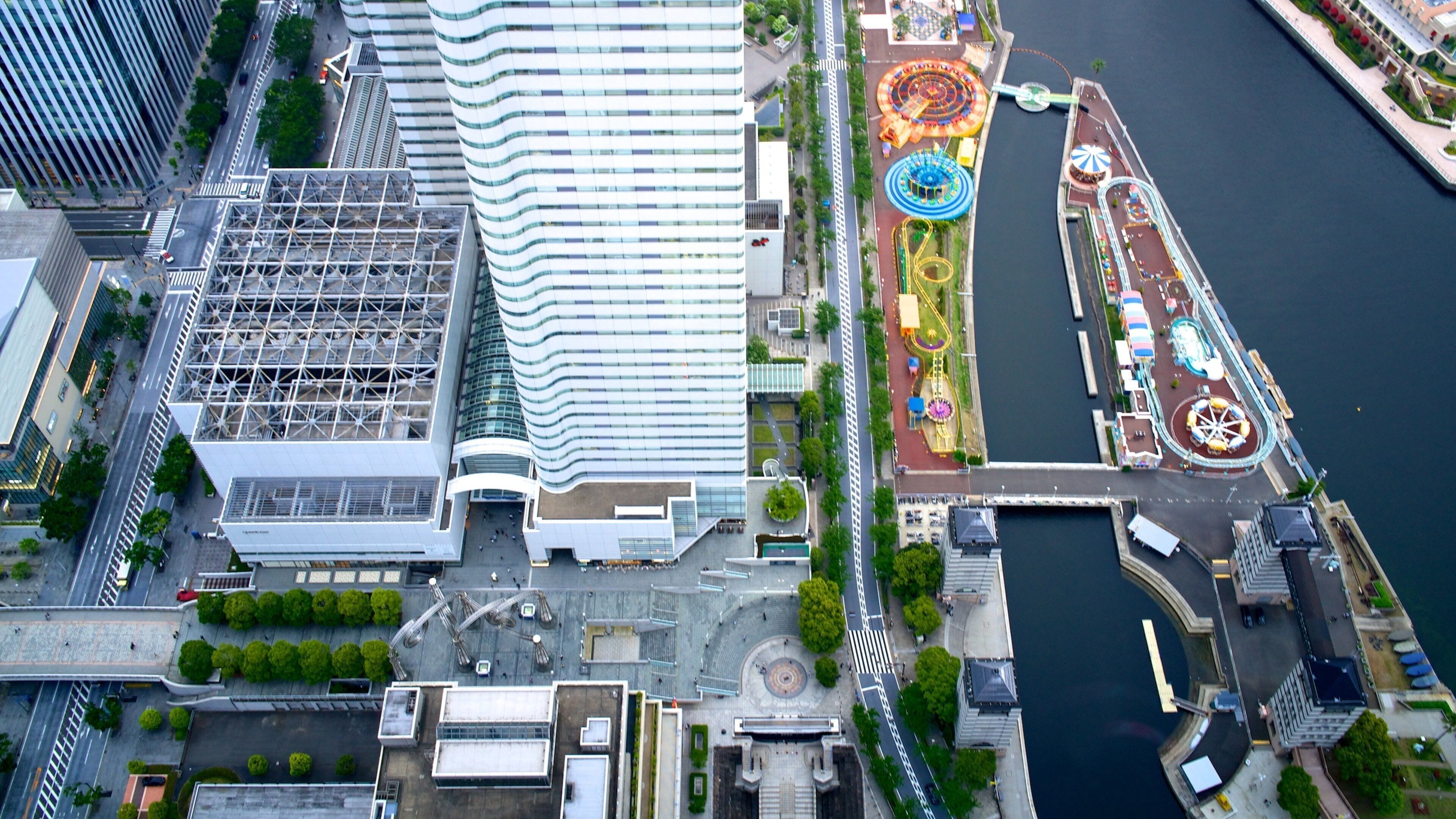 ランドマーク タワー 表示 摩天楼 と 都市の眺め