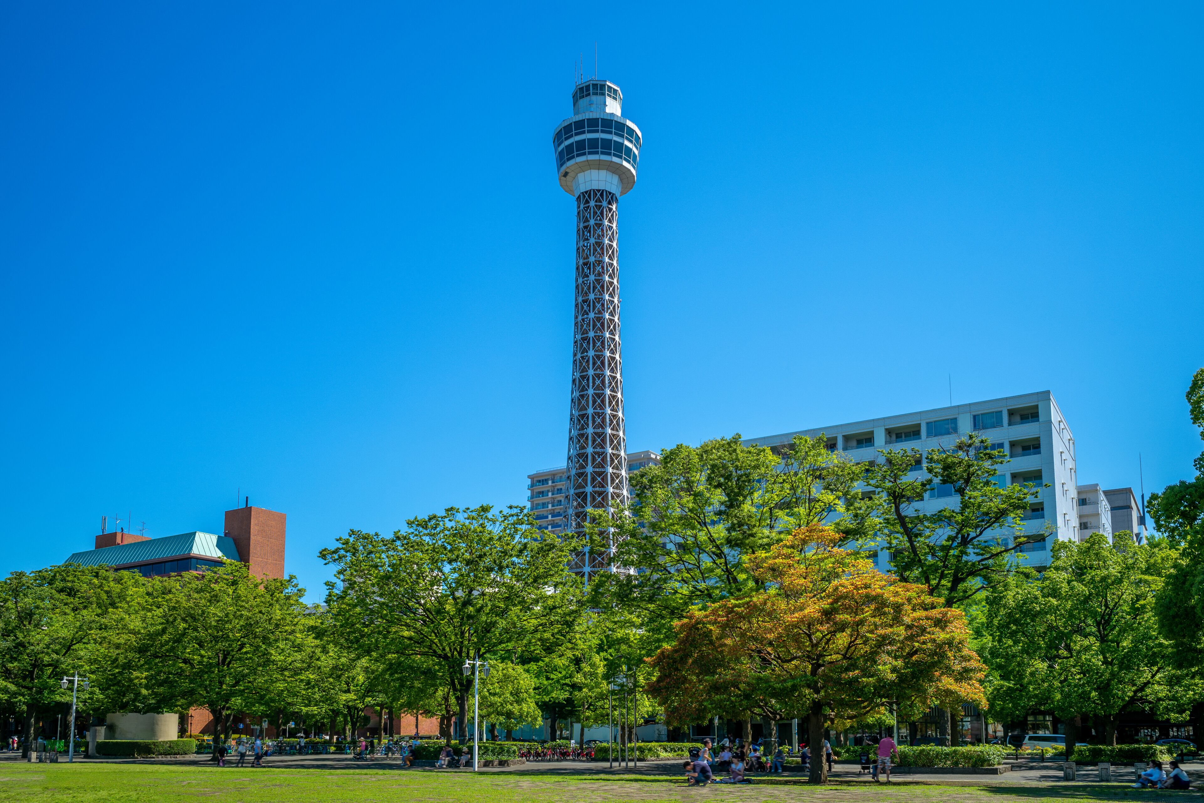 Yokohama Marine Tower at yokohama city, japan