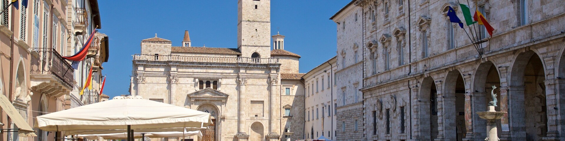 Cattedrale di Sant\'Emidio featuring heritage architecture and a fountain
