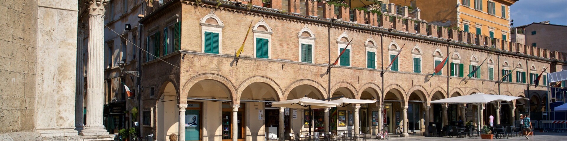 Piazza del Popolo welches beinhaltet Platz oder Plaza und Geschichtliches