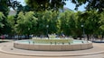 Piazza Giuseppe Garibaldi showing a fountain