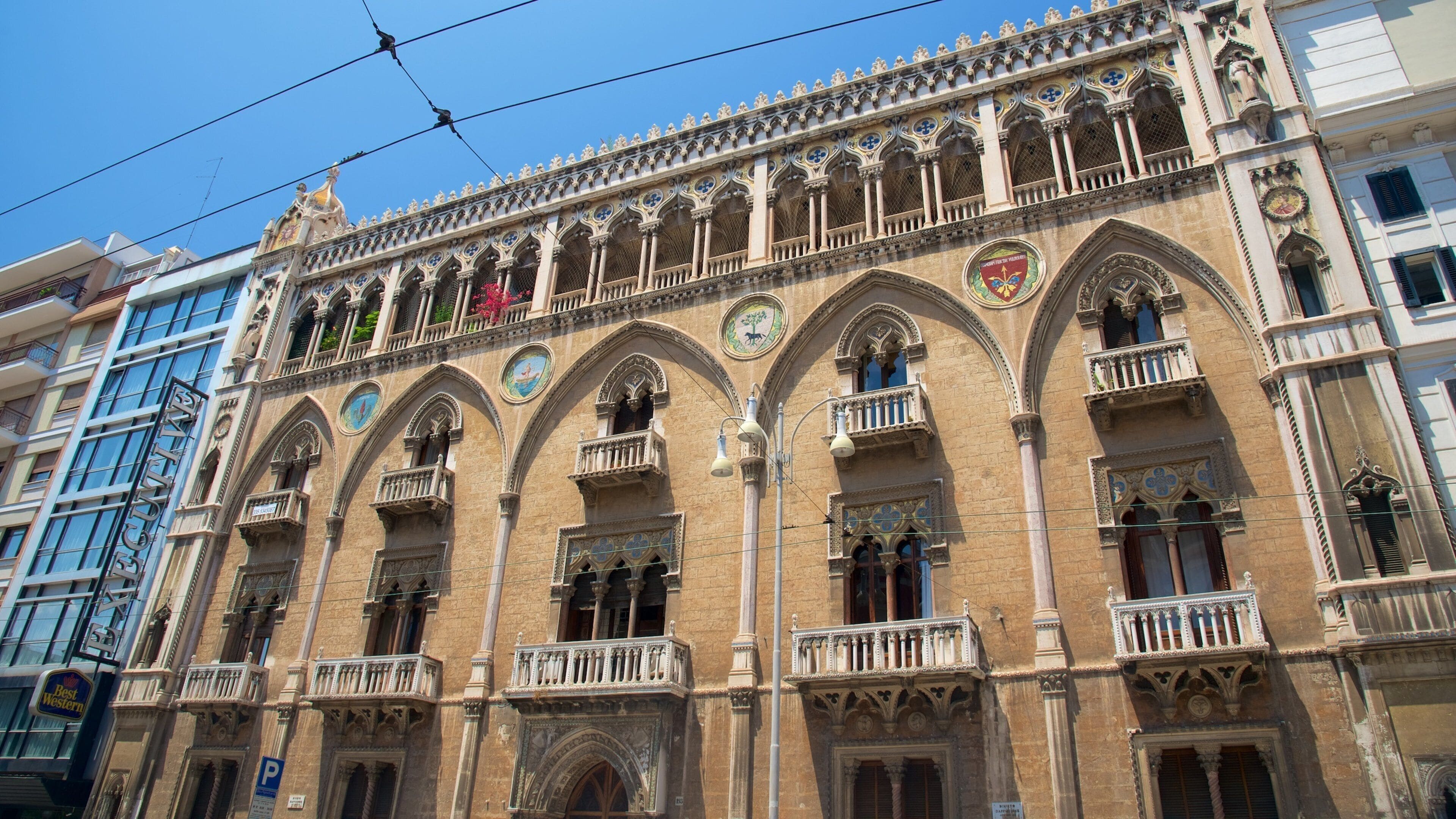 Bari caracterizando arquitetura de patrimônio