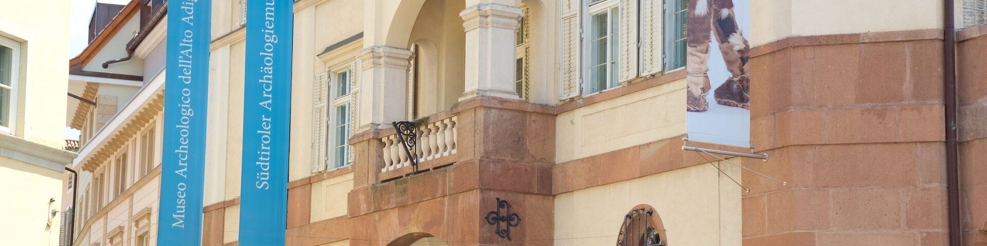 Museo Archeologico dell\'Alto Adige showing signage and heritage architecture