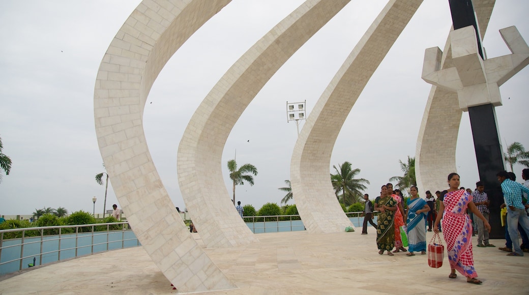 Marina Beach as well as a small group of people
