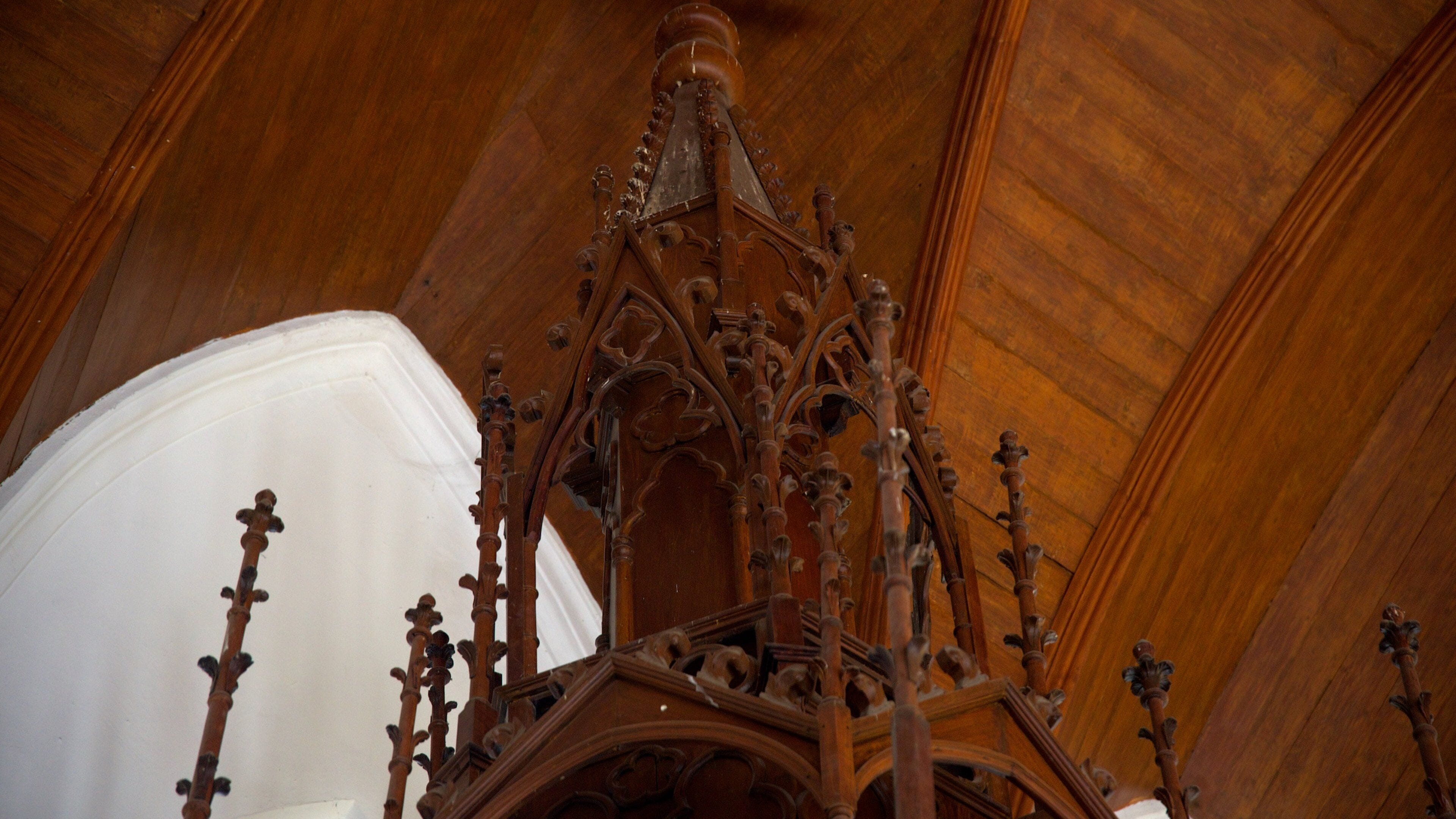 산 톰 성당 을 특징 실내 전경 과 교회 또는 성당