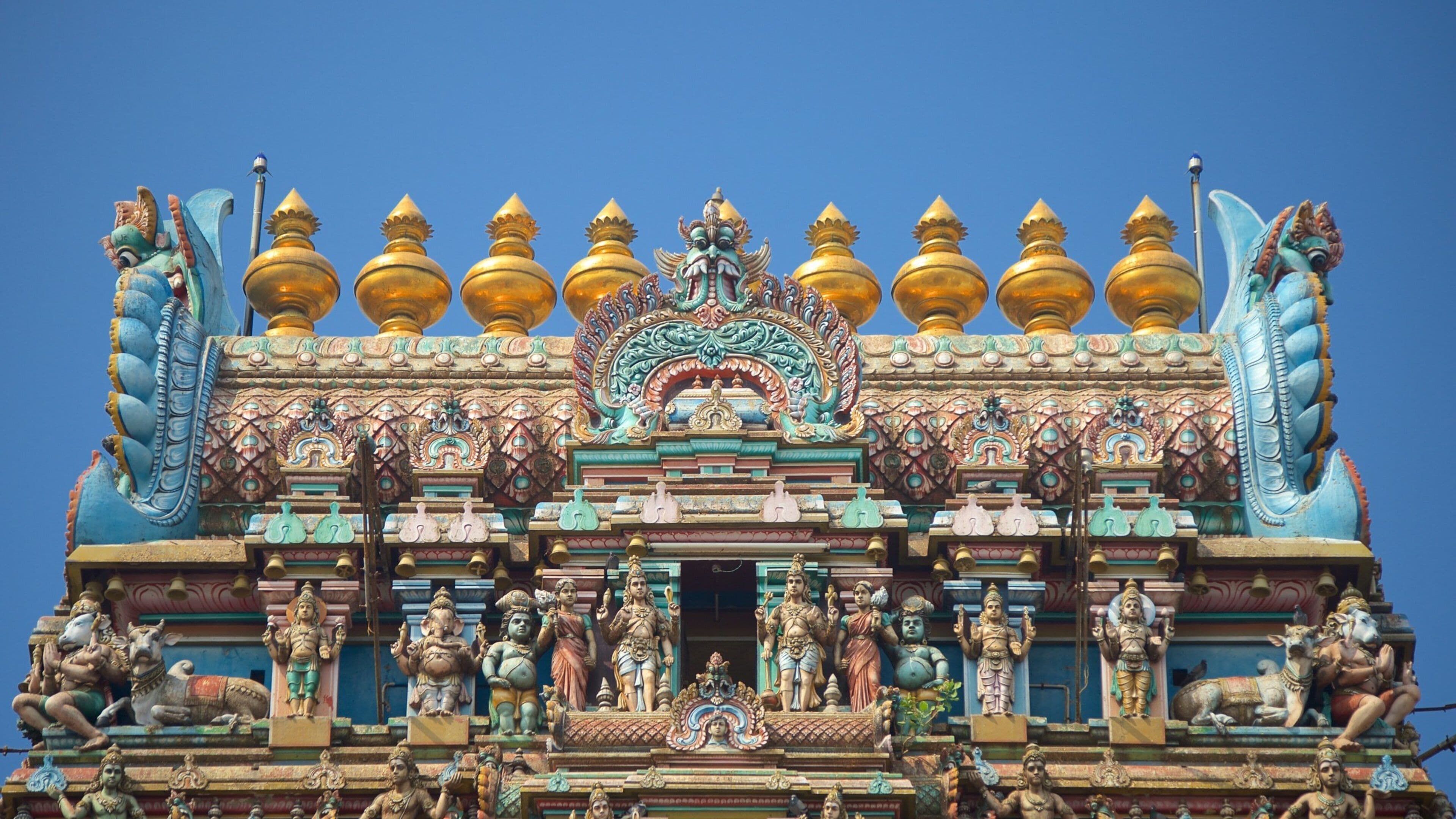 Kapaleeswarar Temple which includes heritage architecture and a temple or place of worship