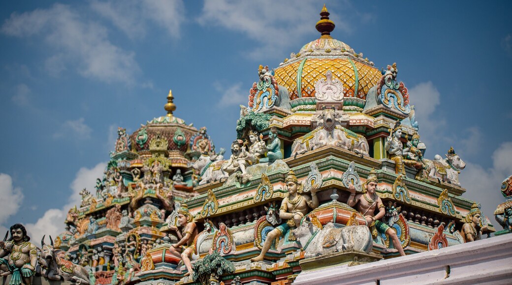 Kapaleeswarar Temple which includes heritage architecture, heritage elements and a temple or place of worship