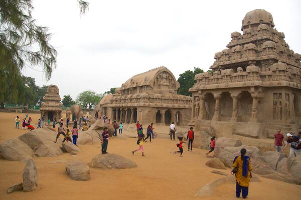 5 つのラタ どの含み 遺跡・遺産 及び 大勢の人々