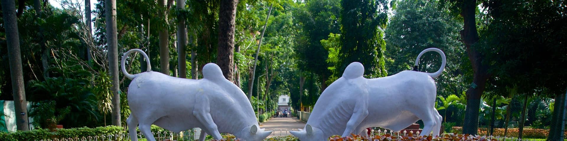 Botanical Gardens featuring a park and a statue or sculpture