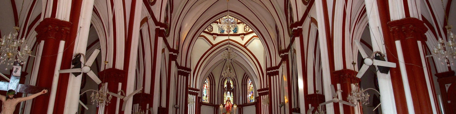 Sacred Heart of Jesus which includes a church or cathedral, heritage architecture and heritage elements
