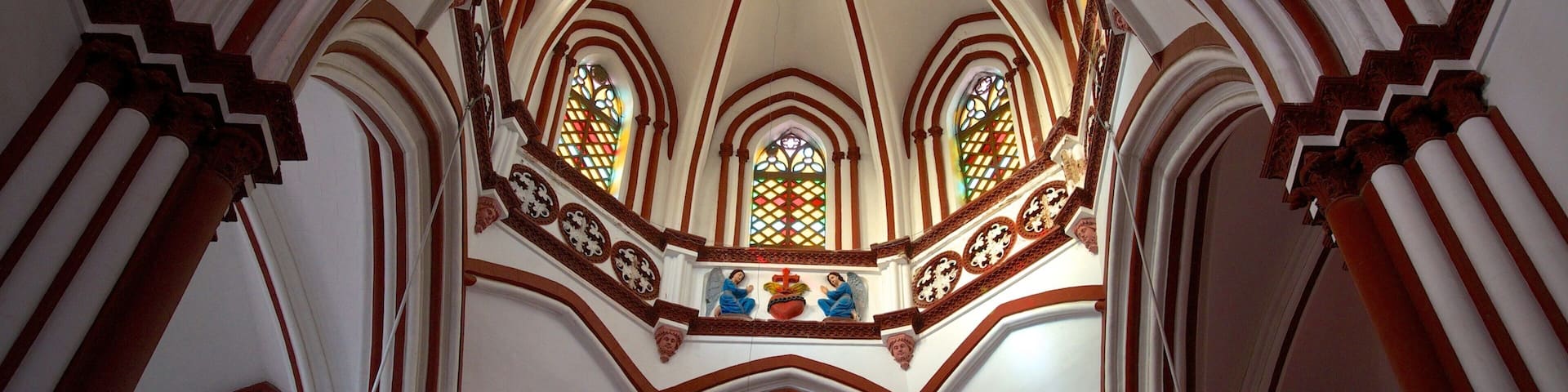 Sacred Heart of Jesus featuring a church or cathedral, heritage architecture and heritage elements