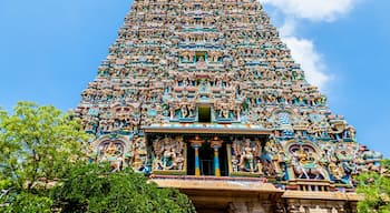 Hindu temple, Meenakshi, Madurai, Tamil Nadu, India