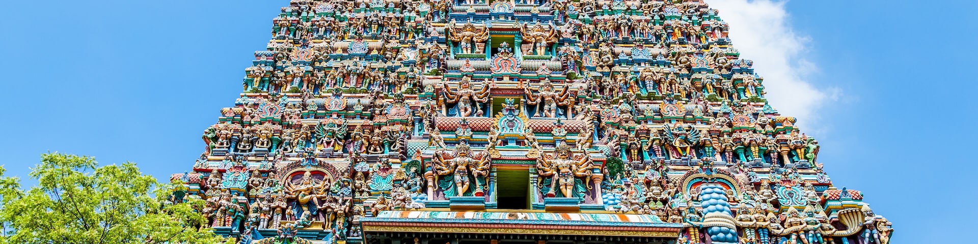 Hindu temple, Meenakshi, Madurai, Tamil Nadu, India
