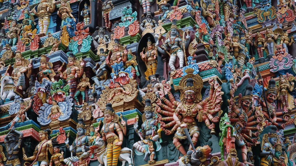 Close-up of Thirumalai Nayak in Madurai, India