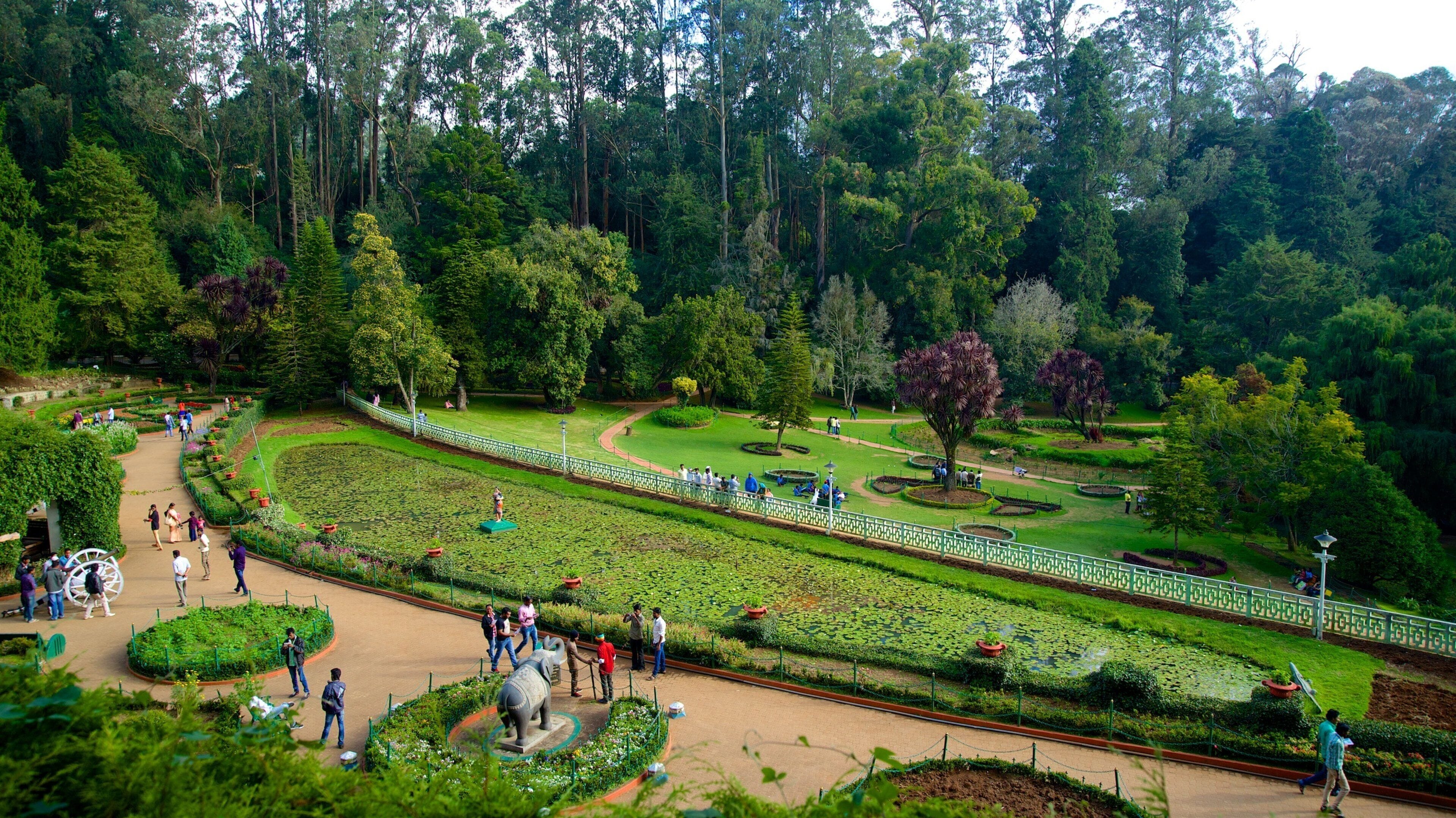 Jardim Botânico que inclui um parque