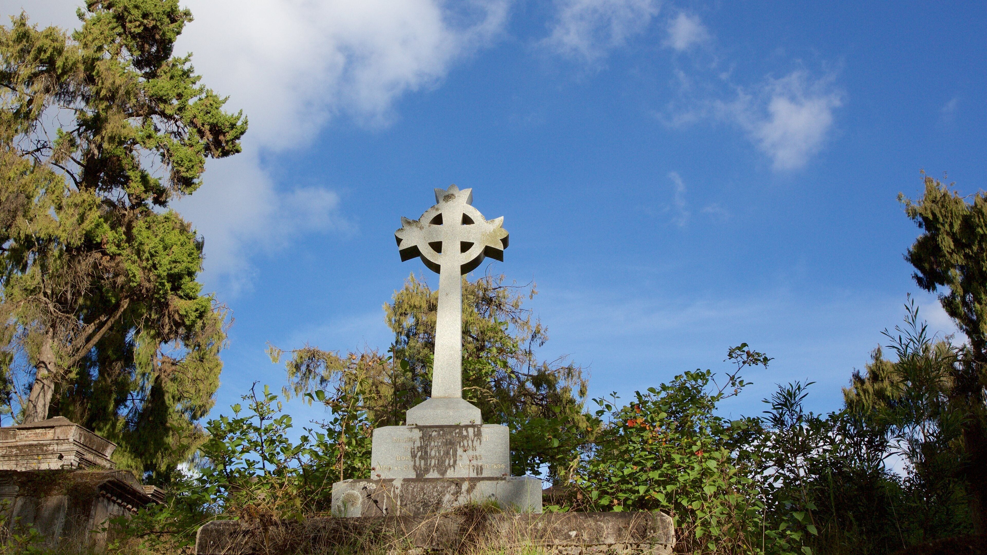 Igreja de São Estevão caracterizando um cemitério