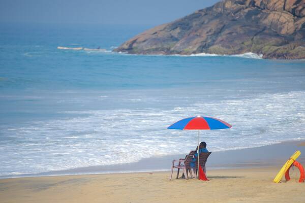 Hawah Beach which includes a sandy beach