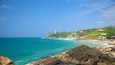 Vizhinjam Beach showing general coastal views