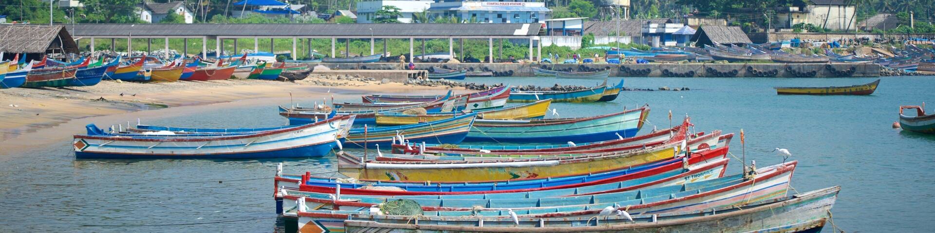 Vizhinjam Beach featuring general coastal views