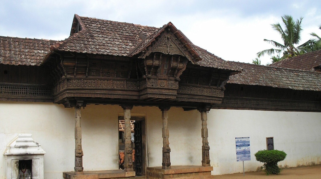 The entrance to the Palace of the erstwhile rulers of Kerala....The Padmanabhapuram Palace.