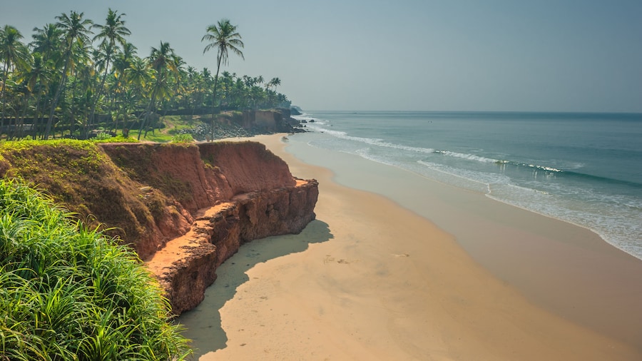 Strand van Varkala